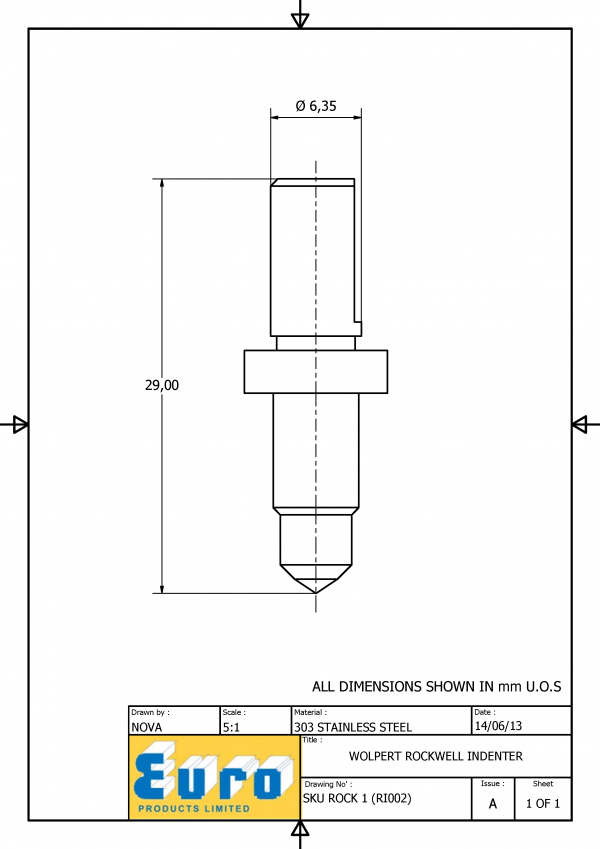 ROCK1 Rockwell Diamond Testing Indenter - Image 3