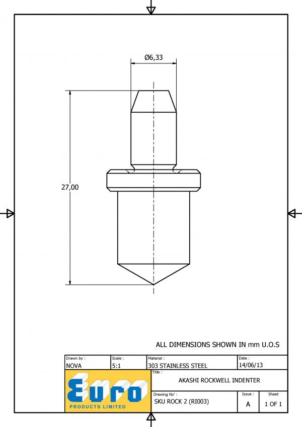 ROCK2 Rockwell Diamond Testing Indenter - Image 3