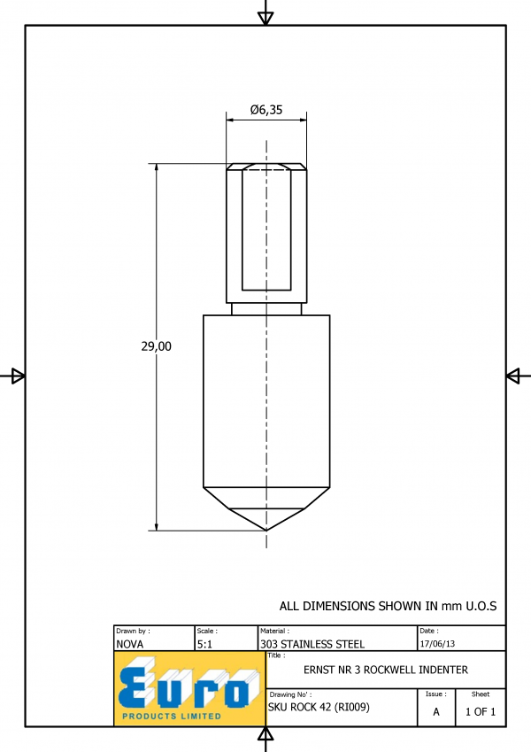ROCK42 Rockwell Diamond Testing Indenter - Image 3