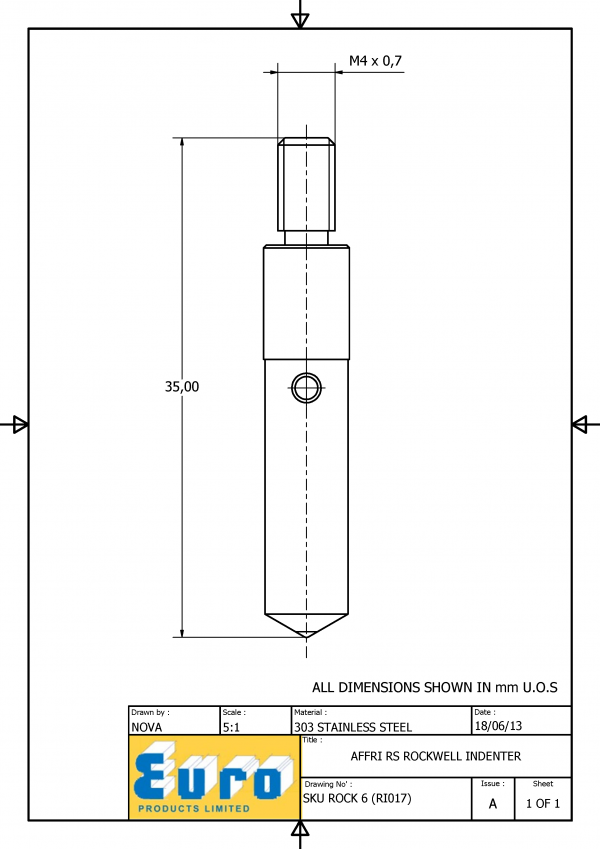 ROCK6 Rockwell Diamond Testing Indenter - Image 3