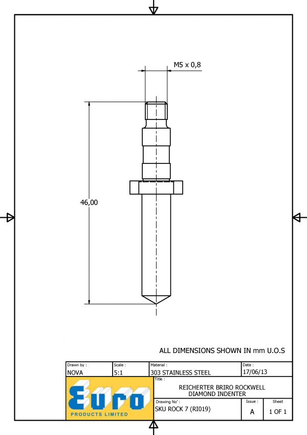 ROCK7 Rockwell Diamond Testing Indenter - Image 3